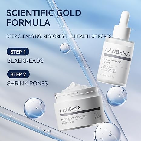 Mască facială LANBENA pentru îndepărtarea punctelor negre este un tratament peel-off care curăță profund porii, elimină punctele negre, strânge pielea și o lasă netedă și revigorată