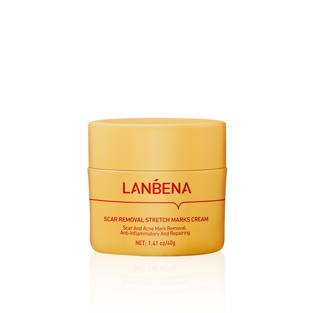 Crema Anti-Cicatrici LANBENA, Regenerator și Vindecător al Pielii, reduce Acneea, calmează Iritația, Hidratează