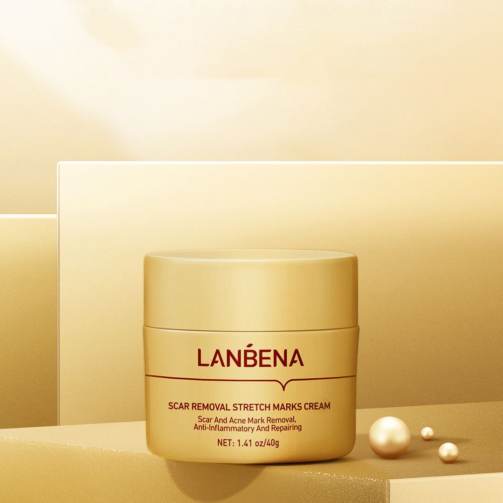 Crema Anti-Cicatrici LANBENA, Regenerator și Vindecător al Pielii, reduce Acneea, calmează Iritația, Hidratează